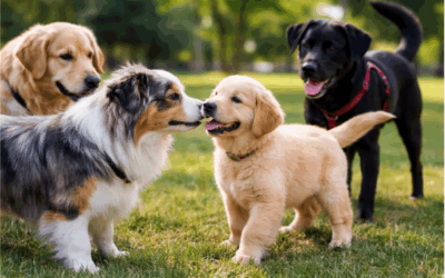 Socialisation du chiot avec ses congénères : les bons réflexes, sans le surcharger